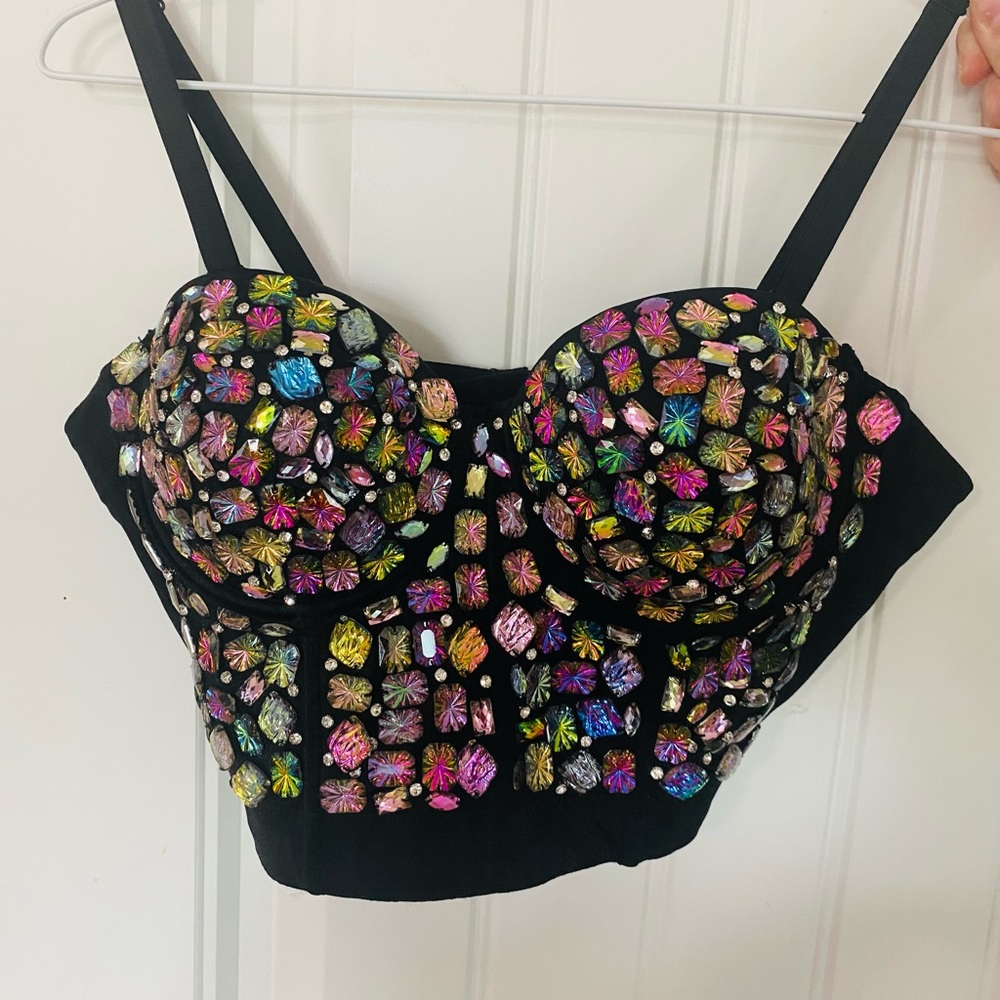 Bejeweled top (I’m the problem)